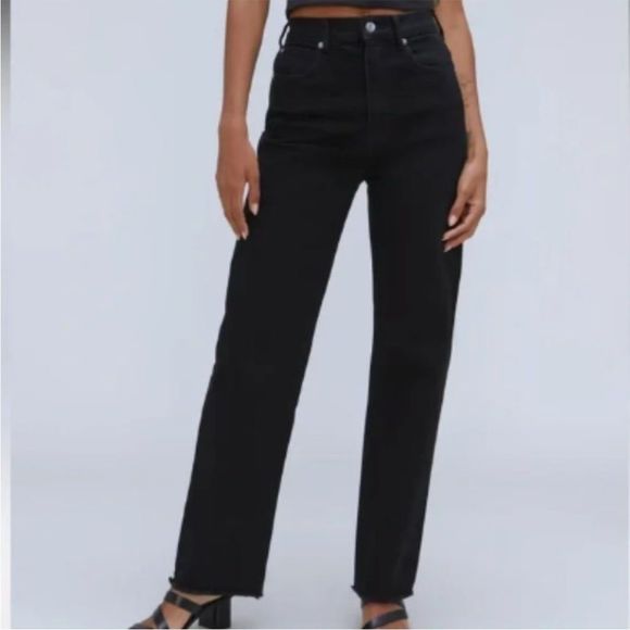 Everlane Denim - NWT Everlane The Way High Jeans Straight Raw Hem